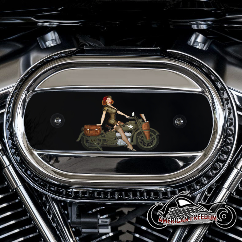 Harley Davidson M8 Ventilator Insert - Motorcycle Pin Up